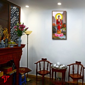 Tranh phật vàng a di đà